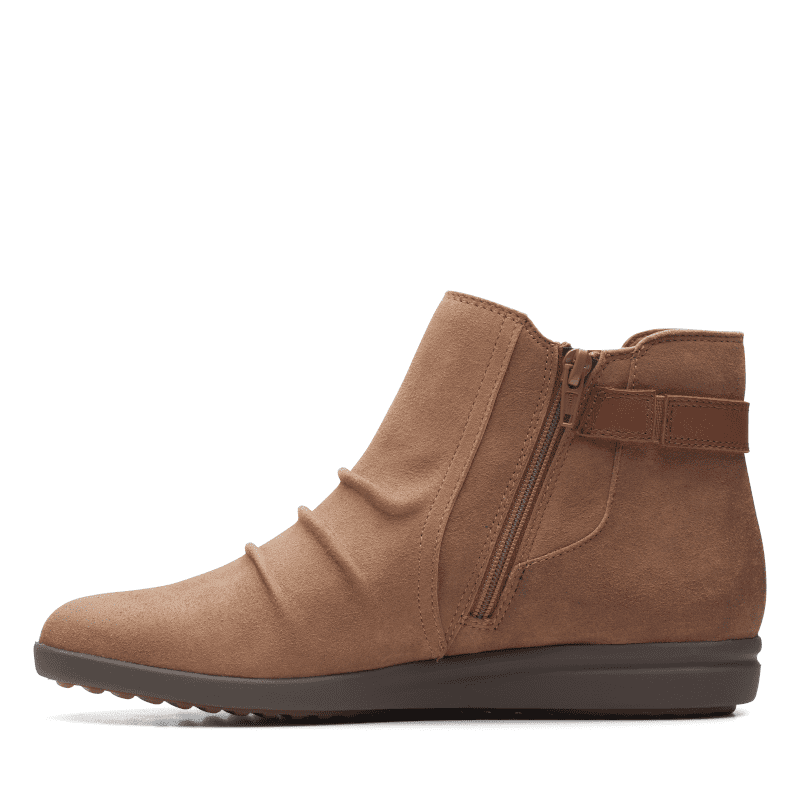 Women's Clarks Tamzen Mid - Tan Waxy Suede