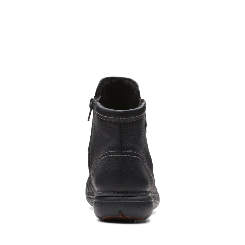 Women's Clarks Un Loop Top - Black Leather