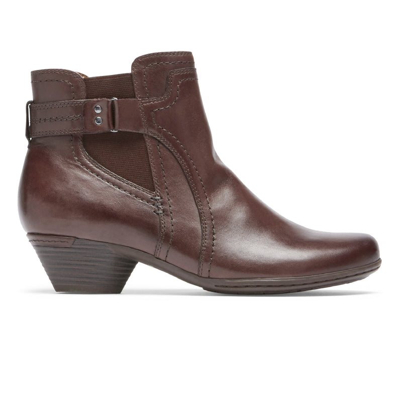 Women's Cobb Hill Laurel Bootie - Bark Leather