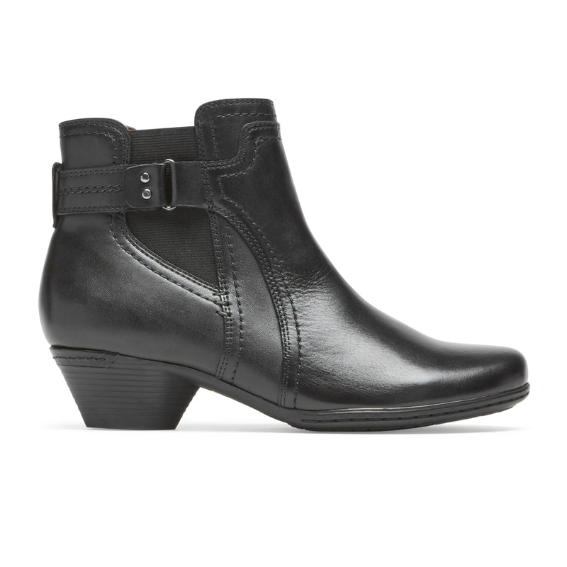 Women's Cobb Hill Laurel Bootie - Black Leather