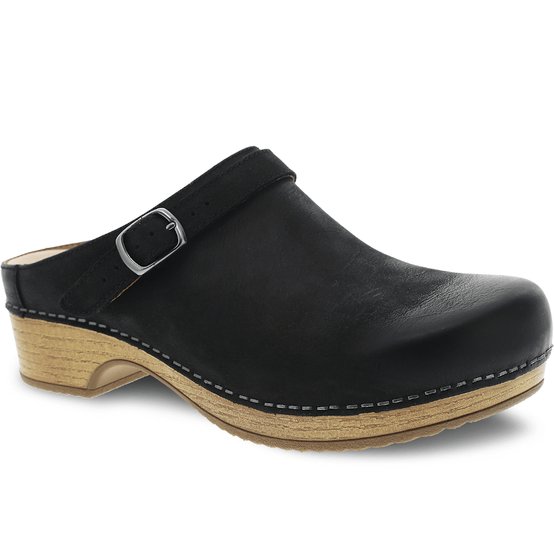Women’s Dansko Berry Mule – Black Burnished Nubuck