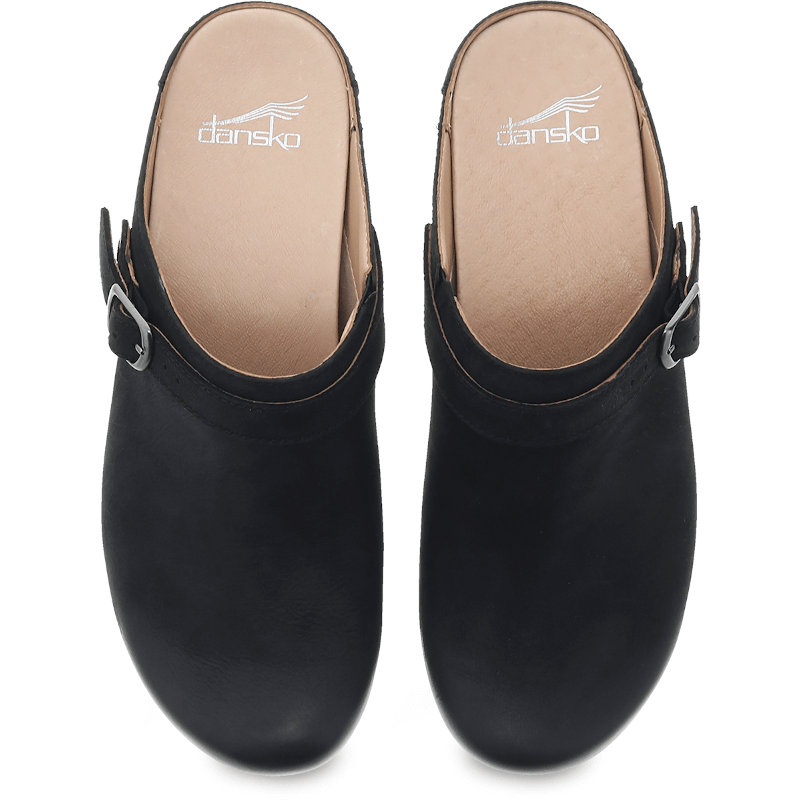 Women’s Dansko Berry Mule – Black Burnished Nubuck