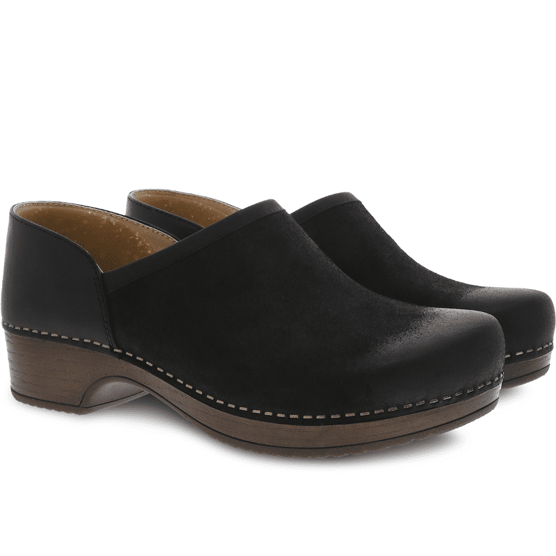 Women’s Dansko Brenna – Black Burnished Suede