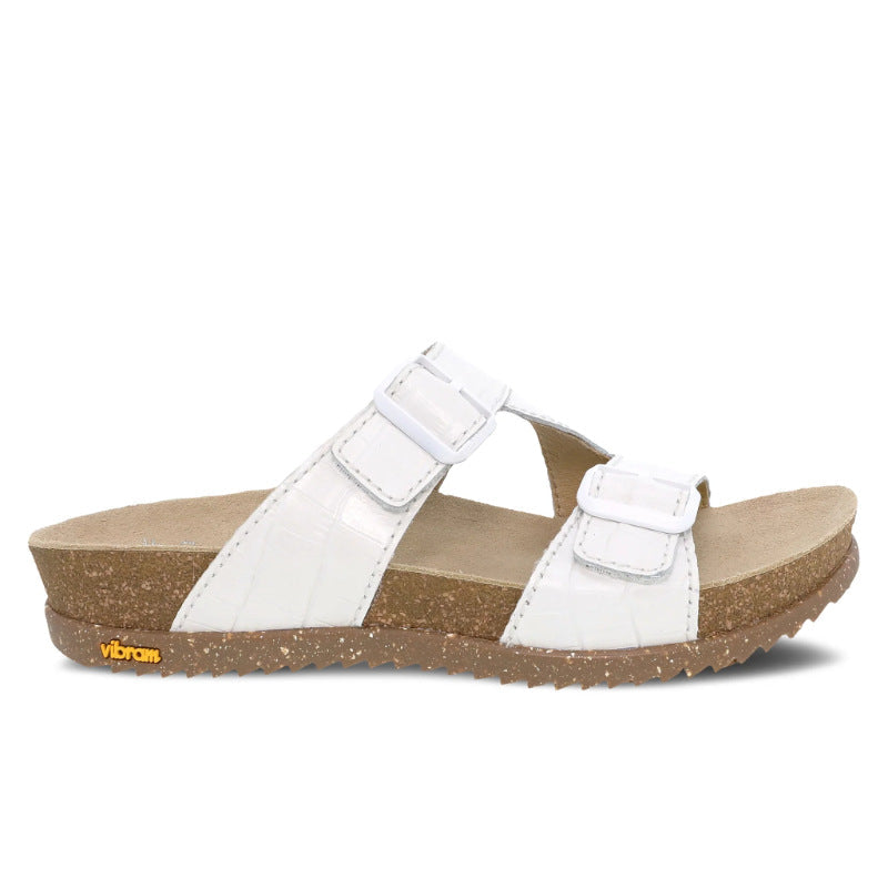 Women’s Dansko Dayna Sandal – White Croco