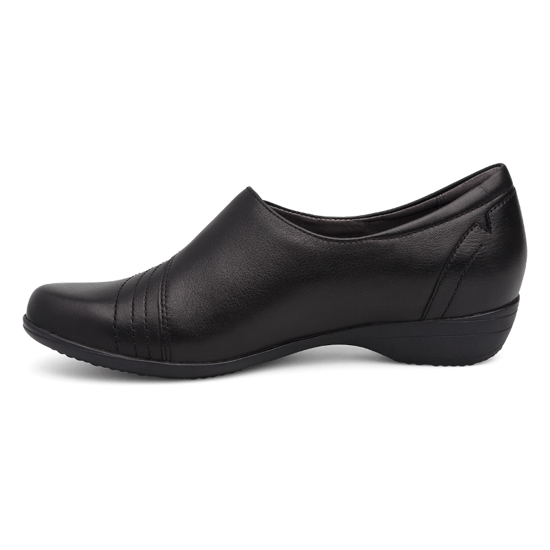 Women's Dansko Franny - Black Milled Nappa