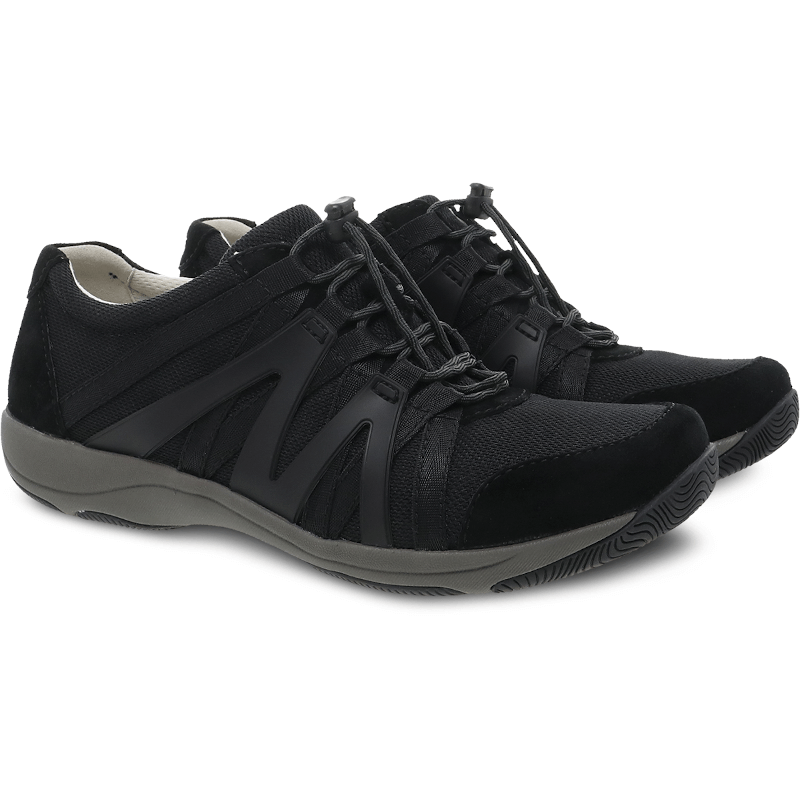 Women's Dansko Henriette - Black/Black Suede