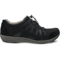 Women's Dansko Henriette Wide - Black/Black Suede