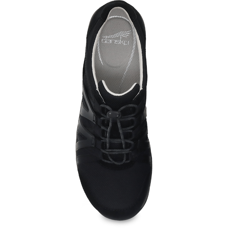 Women's Dansko Henriette Wide - Black/Black Suede