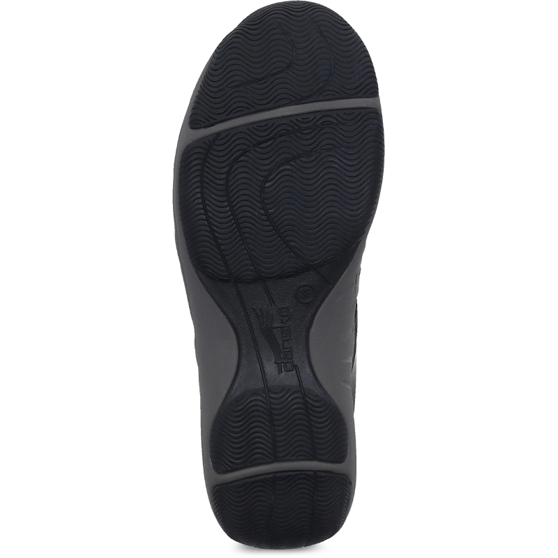 Women's Dansko Henriette Wide - Black/Black Suede