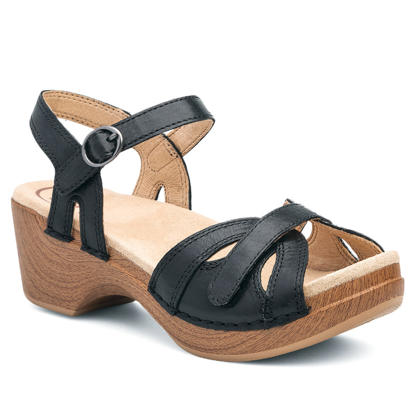 Women's Dansko Season - Black Full Grain