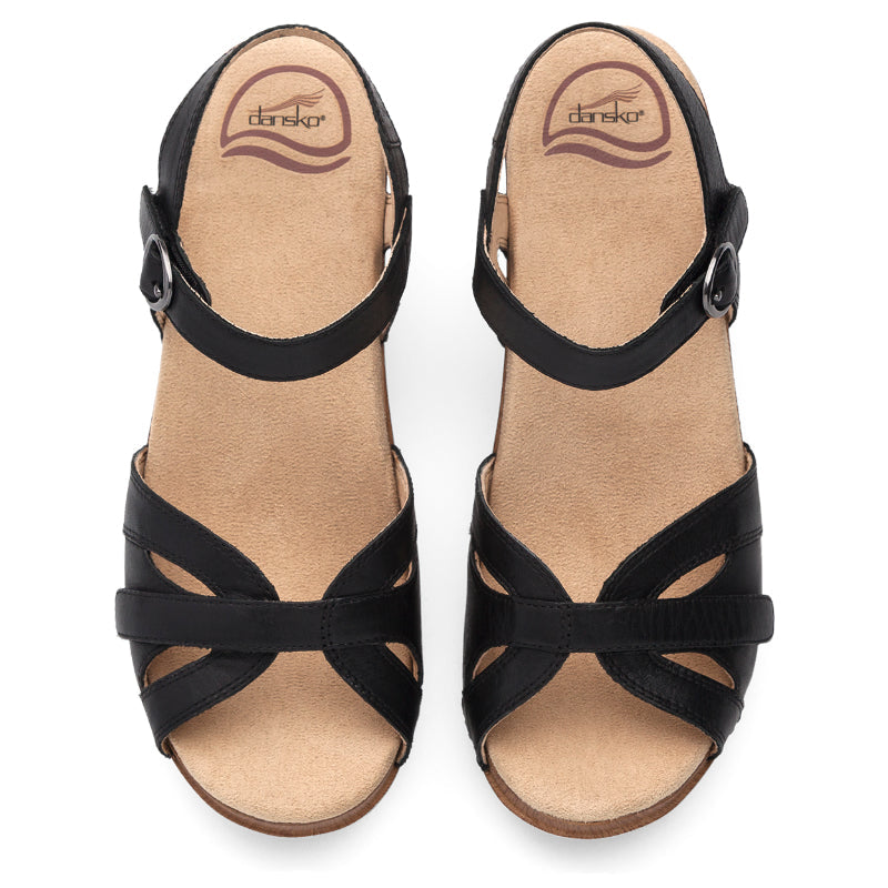 Women's Dansko Season - Black Full Grain