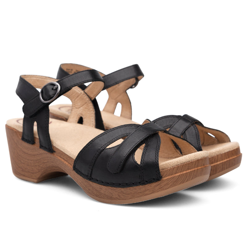 Women's Dansko Season - Black Full Grain