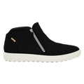 Women's ECCO Soft 7 Low Zip Bootie - Black