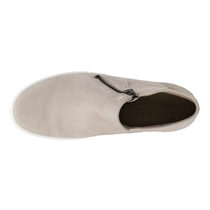 Women's ECCO Soft 7 Low Zip Bootie - Grey Rose