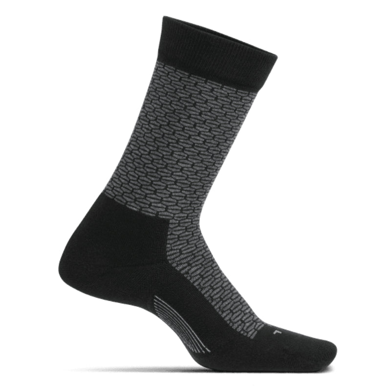 Women's Feetures HexTex Max Cushion Crew - Black