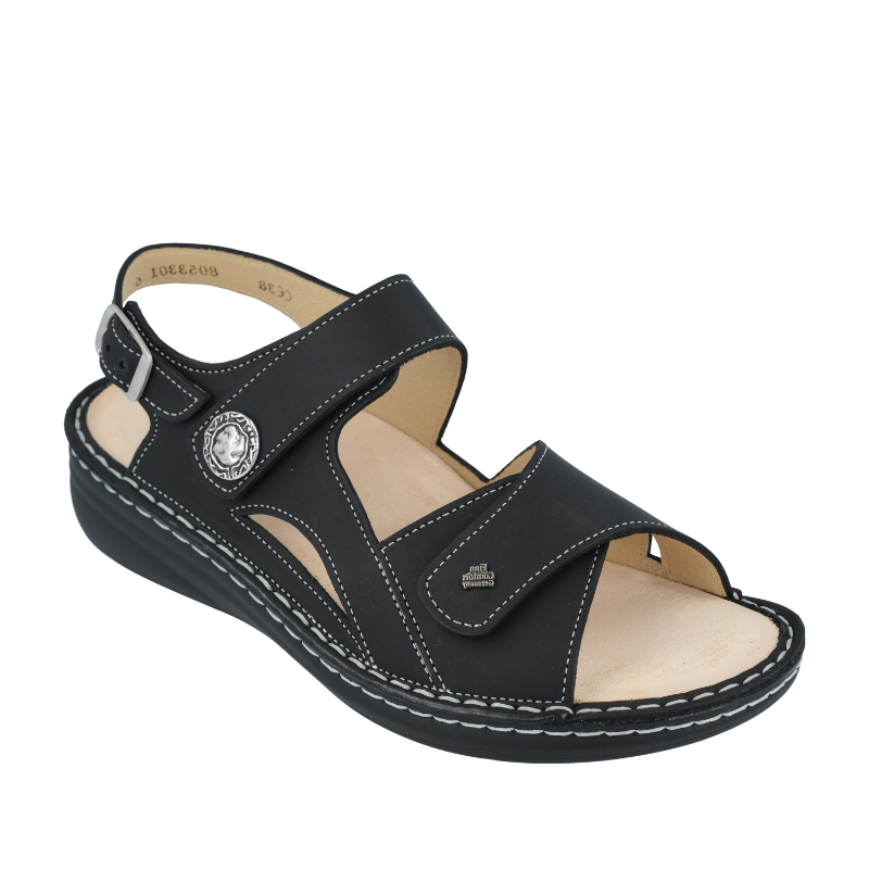 Women’s Finn Comfort Barbuda – Black Sirio
