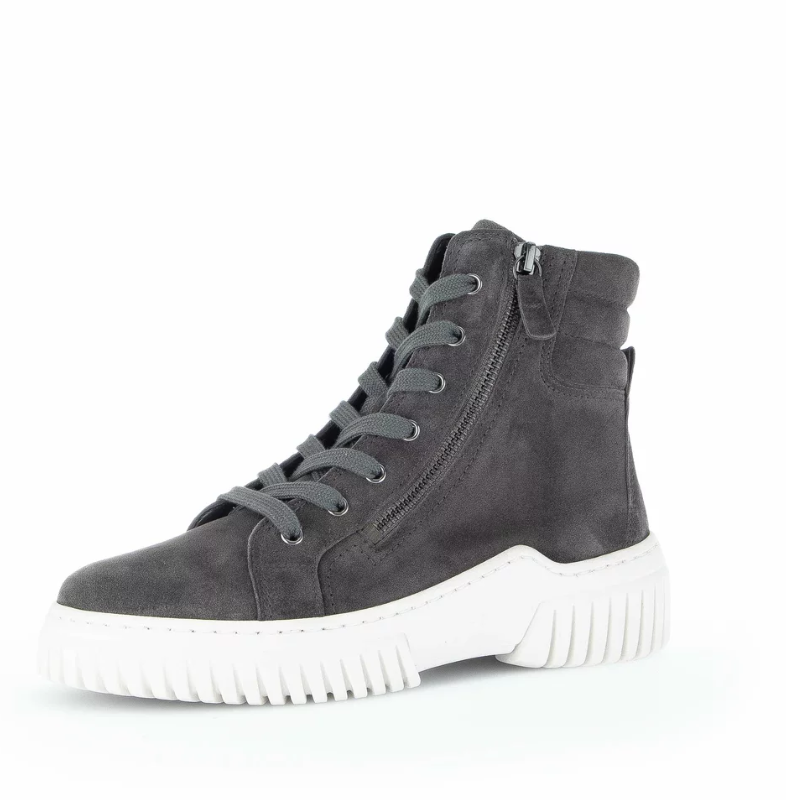 Women's Gabor 93.761 High-Top Sneaker - Pepper
