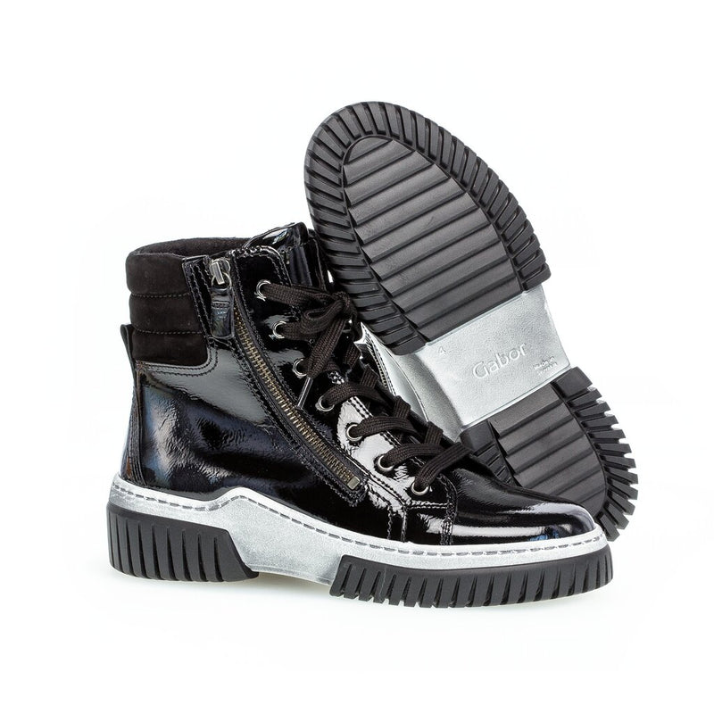 Women's Gabor 93.761 High-Top Sneaker - Schwarz