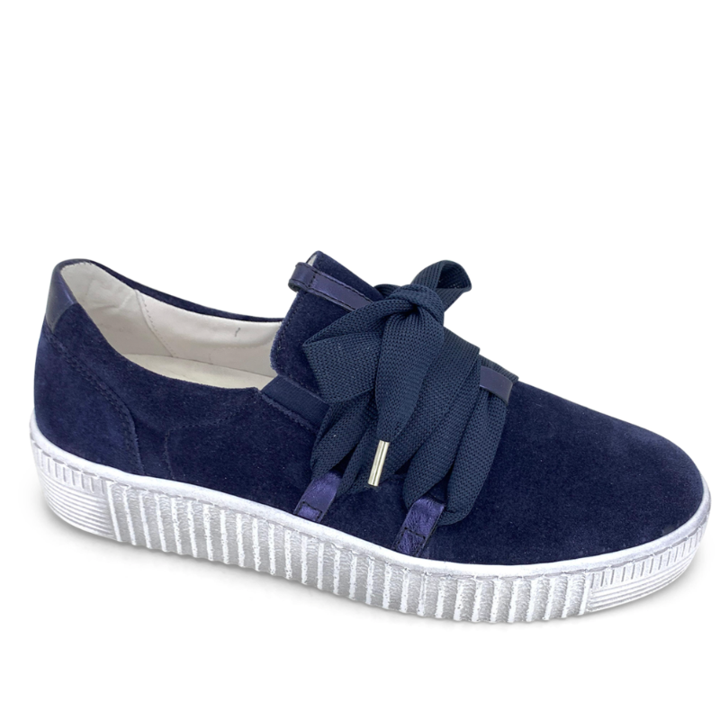 Women's Gabor Bow Sneaker Hannah - Marine