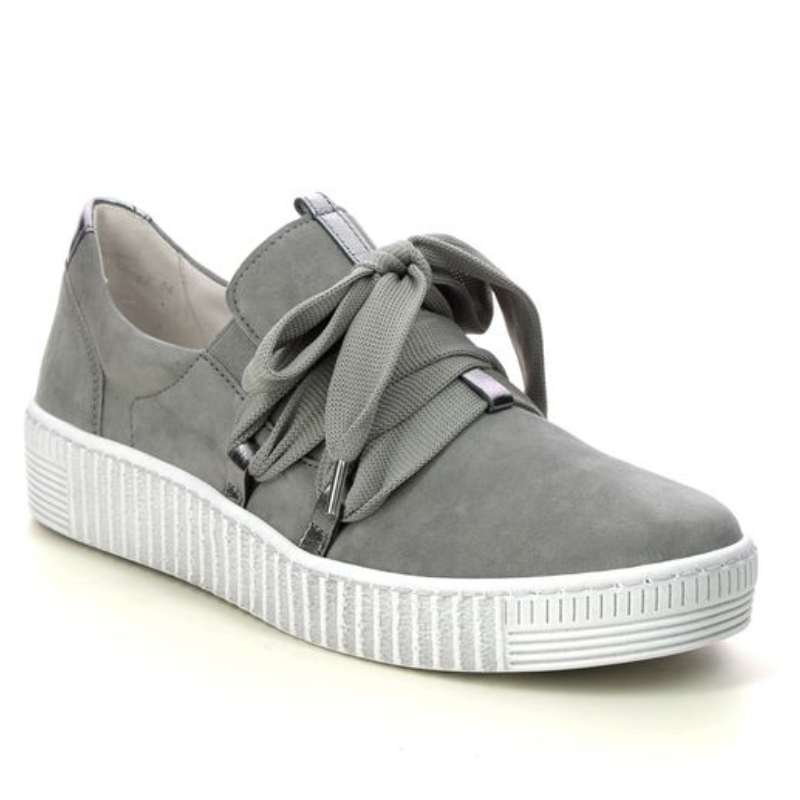 Women's Gabor Bow Sneaker Hannah - Metallic Stone