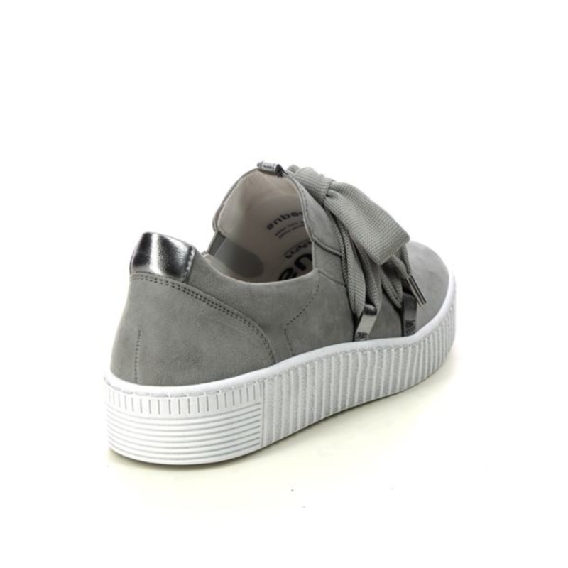 Women's Gabor Bow Sneaker Hannah - Metallic Stone