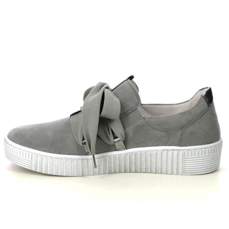 Women's Gabor Bow Sneaker Hannah - Metallic Stone