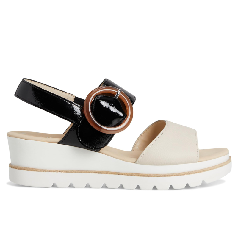 Women's Gabor Freya - Creme/Schwarz
