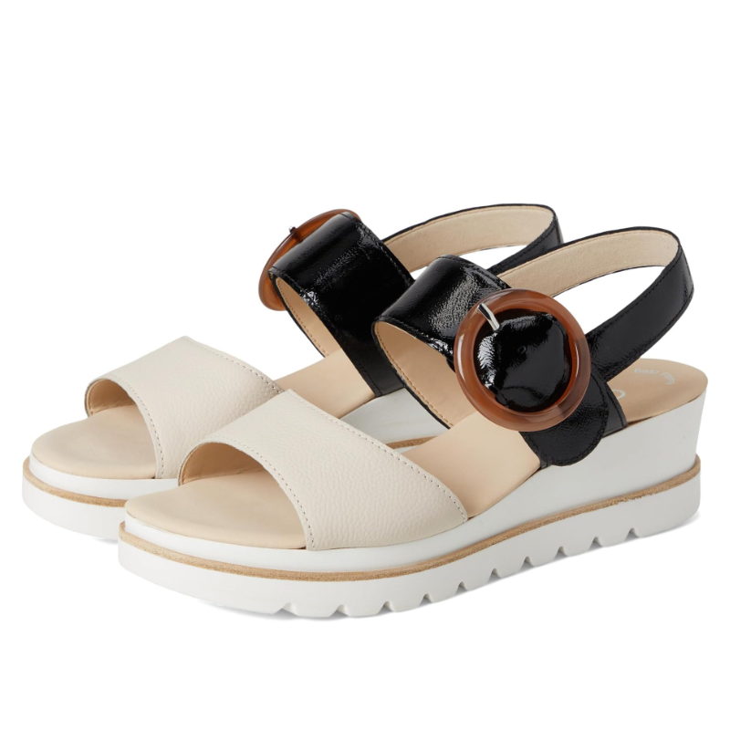 Women's Gabor Freya - Creme/Schwarz