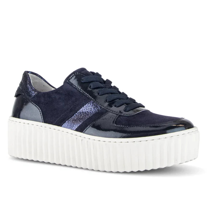 Women's Gabor Natalie Sneaker -Atlantic