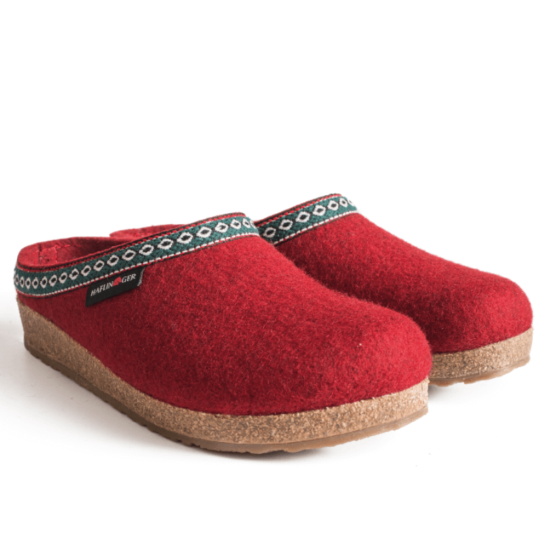 Women's Haflinger Grizzly Clog - Chili