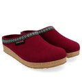 Women's Haflinger Grizzly GZ Clog - Bordo