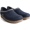 Women's Haflinger Grizzly GZH ZigZag Clog - Captain's Blue