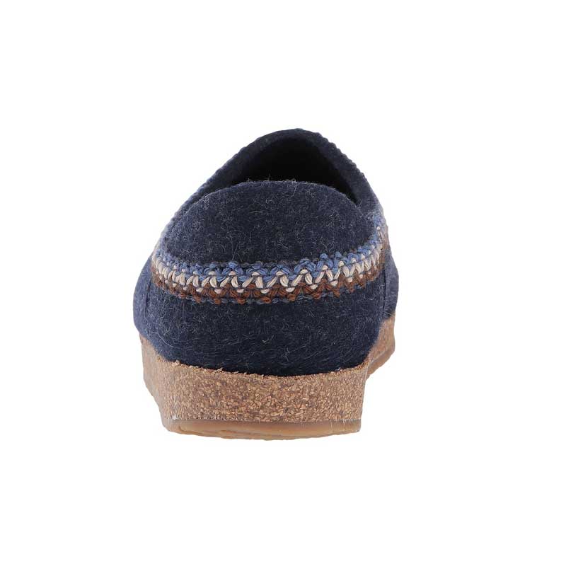 Women's Haflinger Grizzly GZH ZigZag Clog - Captain's Blue