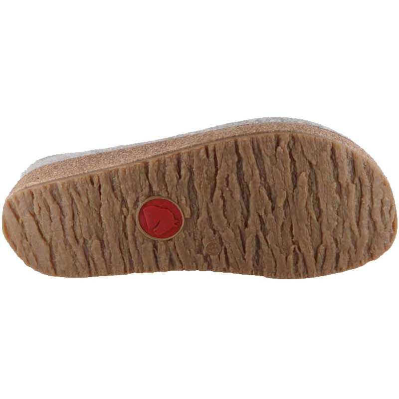 Women's Haflinger Winterbird Whimsical Clog - Silver Grey