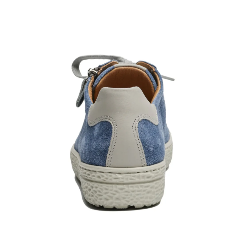 Women's Hartjes Phil Zip Sneaker - Aqua/Aluminium