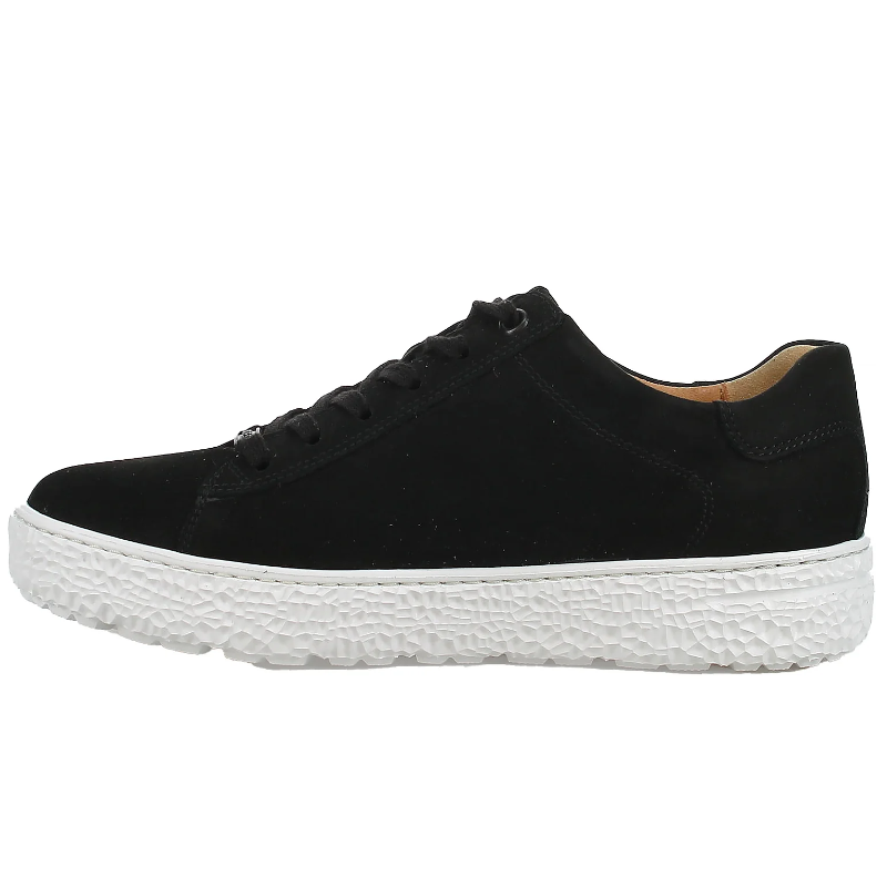 Women's Hartjes Phil Zip Sneaker - Black/White Sole