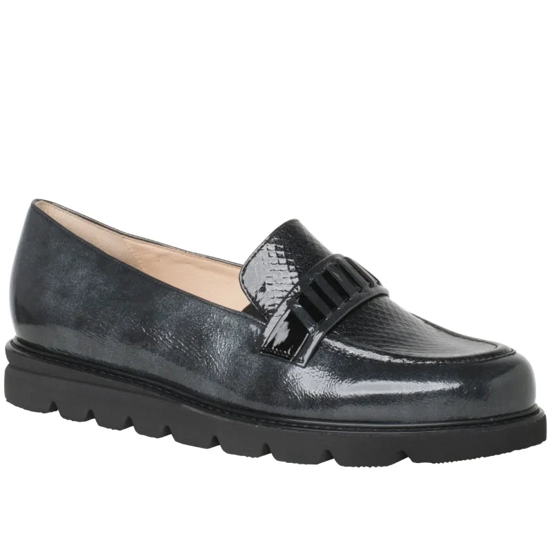 Women's Hassia Pisa Loafer - Dark Grey/Schwarz
