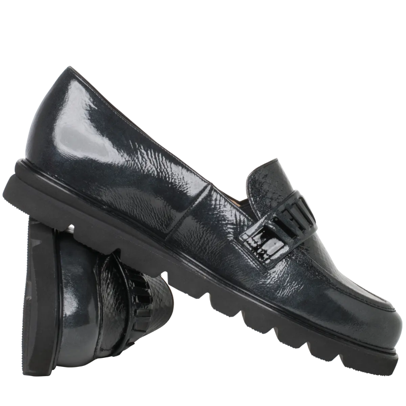 Women's Hassia Pisa Loafer - Dark Grey/Schwarz