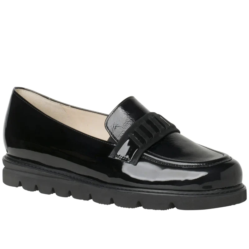 Women's Hassia Pisa Loafer - Schwarz Patent