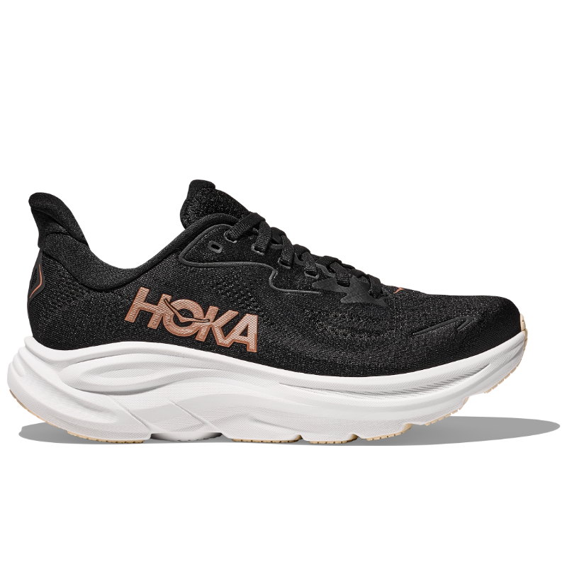 Women's HOKA Clifton 10 - Black/Rose Gold (BRGL)