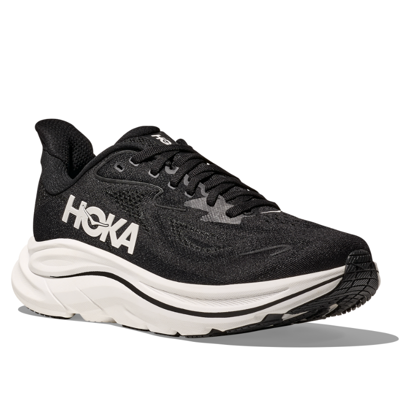 Women's HOKA Clifton 10 - Black/White (BWHT)