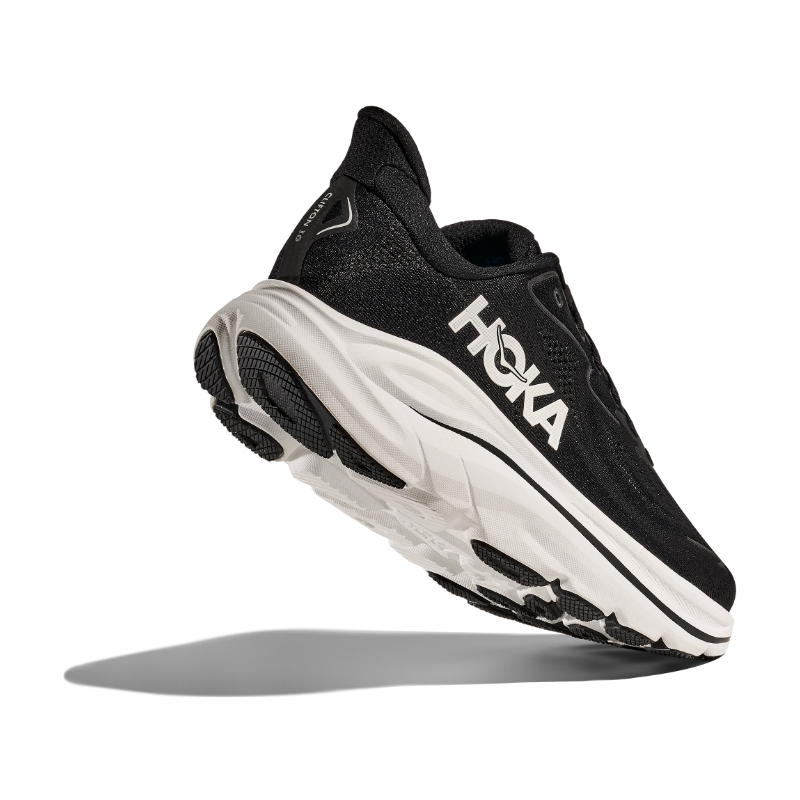 Women's HOKA Clifton 10 - Black/White (BWHT)