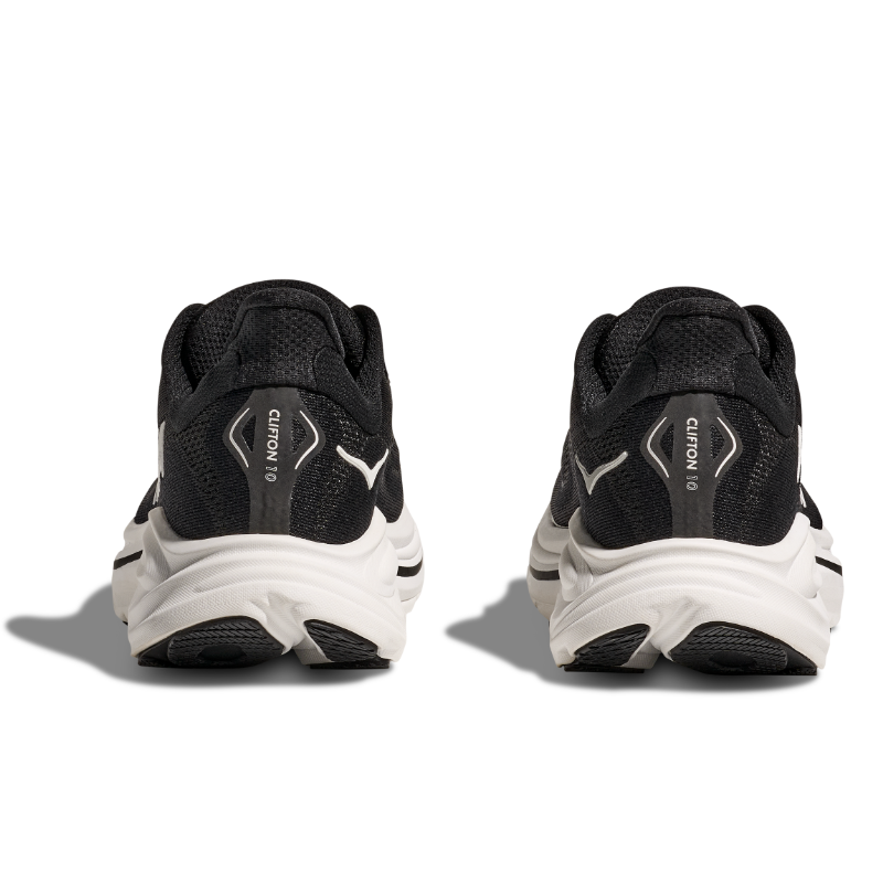 Women's HOKA Clifton 10 - Black/White (BWHT)