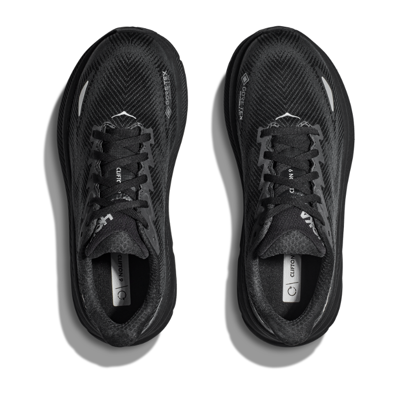 Women's HOKA Clifton 9 GTX - Black/Black (BBLC)