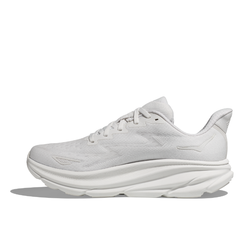 Women's HOKA Clifton 9 - White/White (WWH)