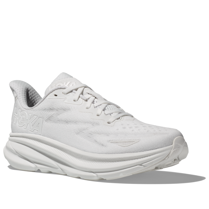 Women's HOKA Clifton 9 - White/White (WWH)
