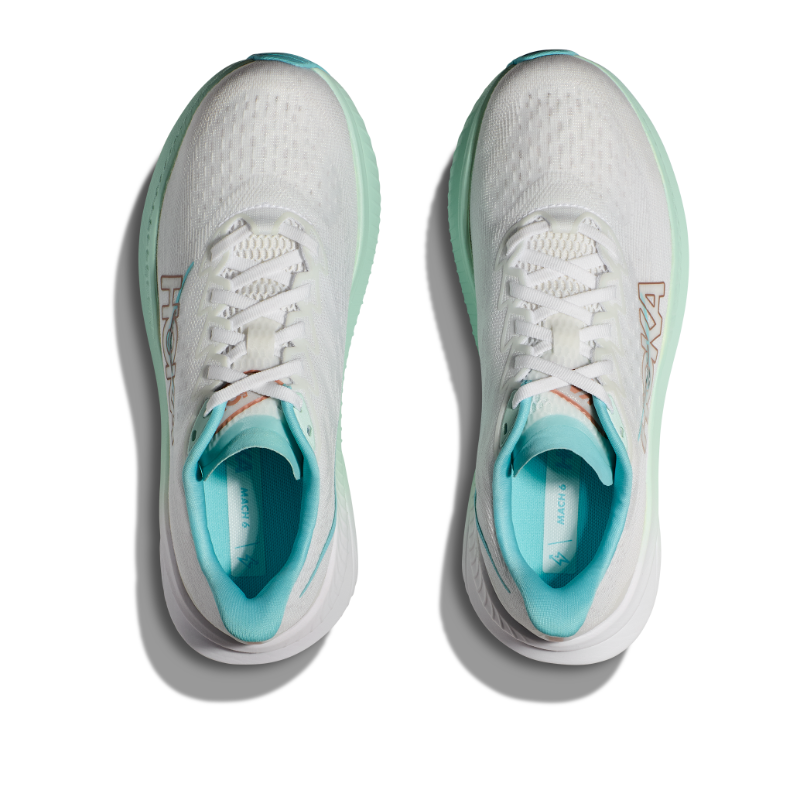 Women’s HOKA Mach 6 – Frost/Rose Gold (FTRS)