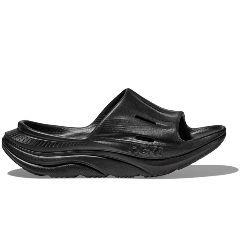 Women's HOKA Ora Recovery Slide 3 - Black/Black (BBLC)