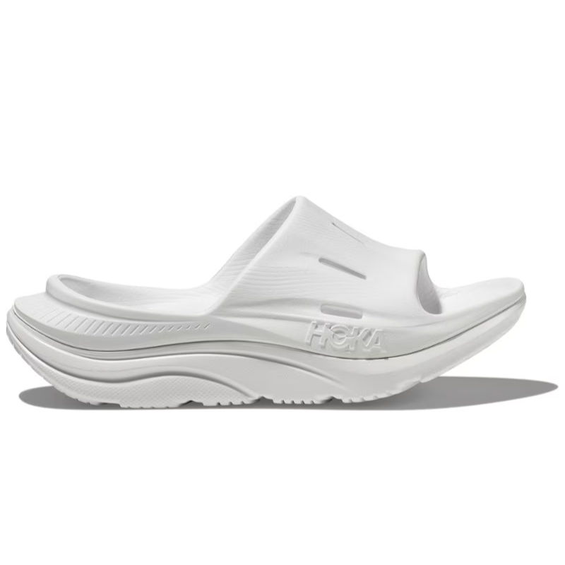 Women's HOKA Ora Recovery Slide 3 - White/White (WWH)