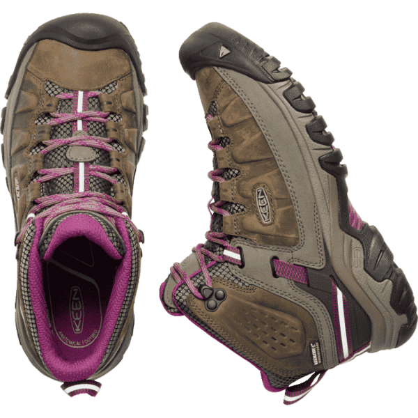 Women’s KEEN Targhee III Mid Waterproof – Weiss/Boysenberry
